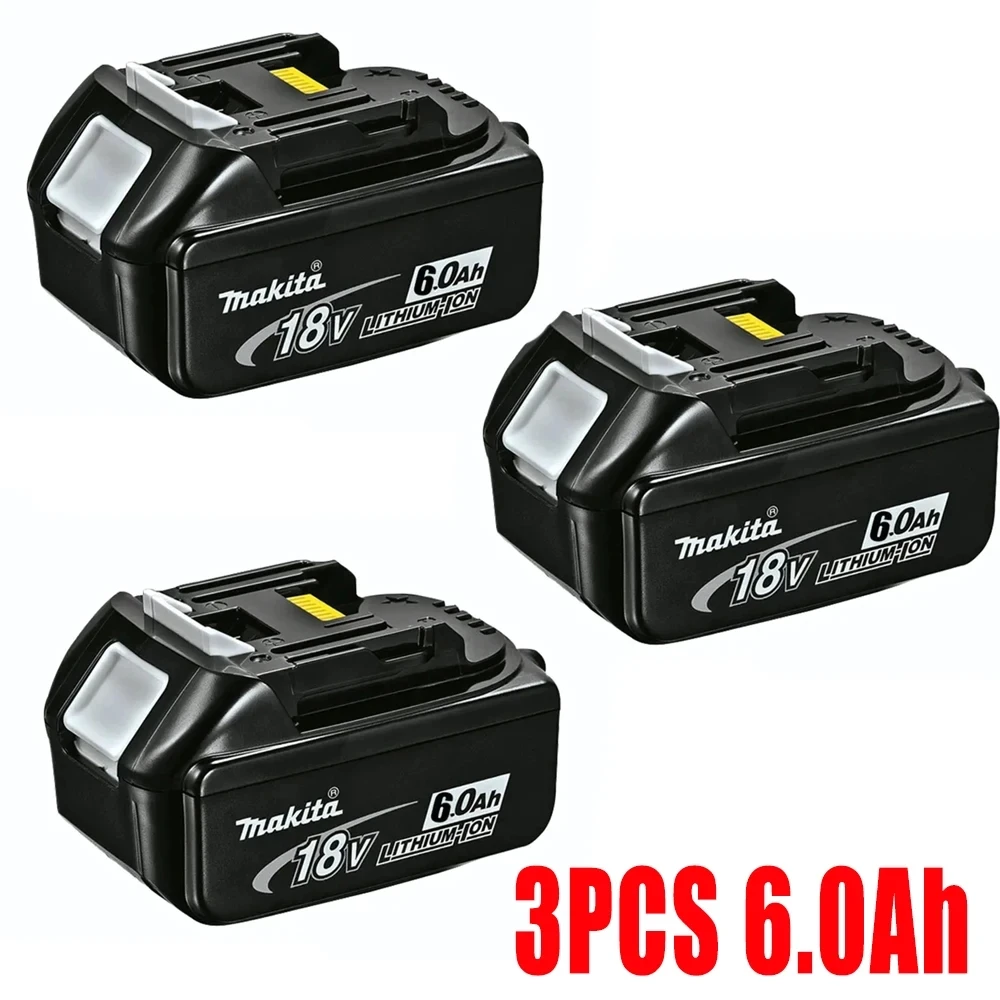 With LED lithium ion replacement LXT BL1860B BL1860 BL1850 100% original Makita 18V 6.0Ah rechargeable power tool battery