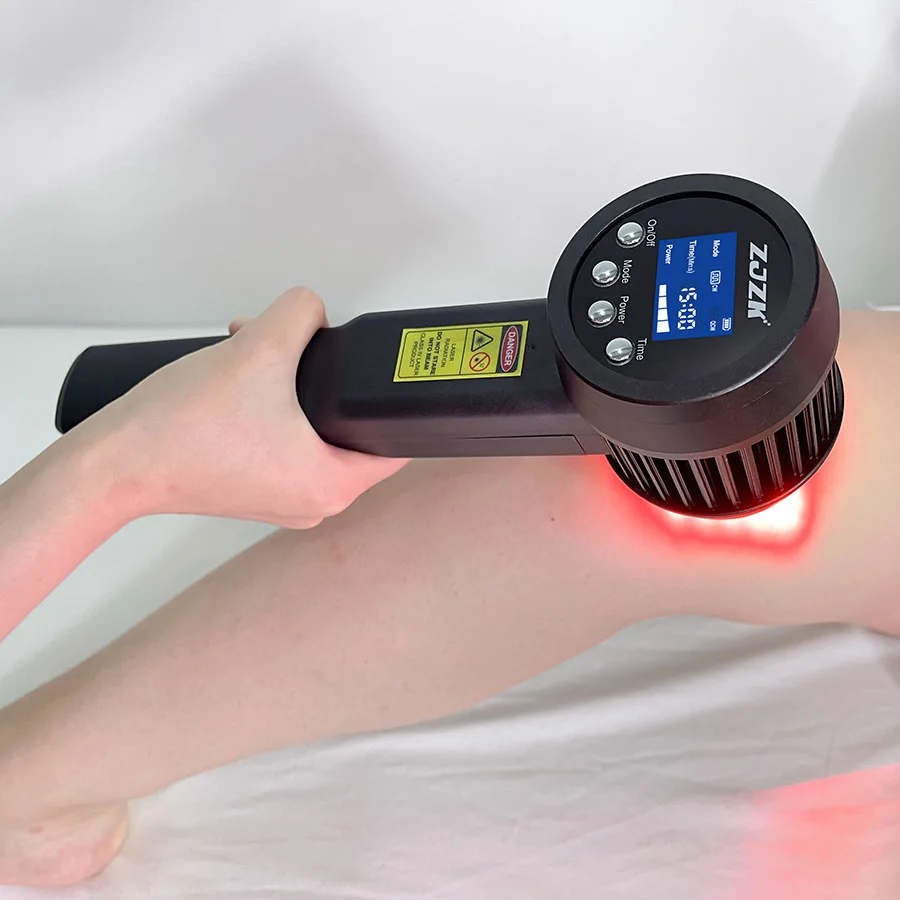 

High Level 4 3W 808nm Handheld Cold Laser Therapy Period Pain Relief Device for Ankle Laser Treatment Shoulder Neck & Joint Pain