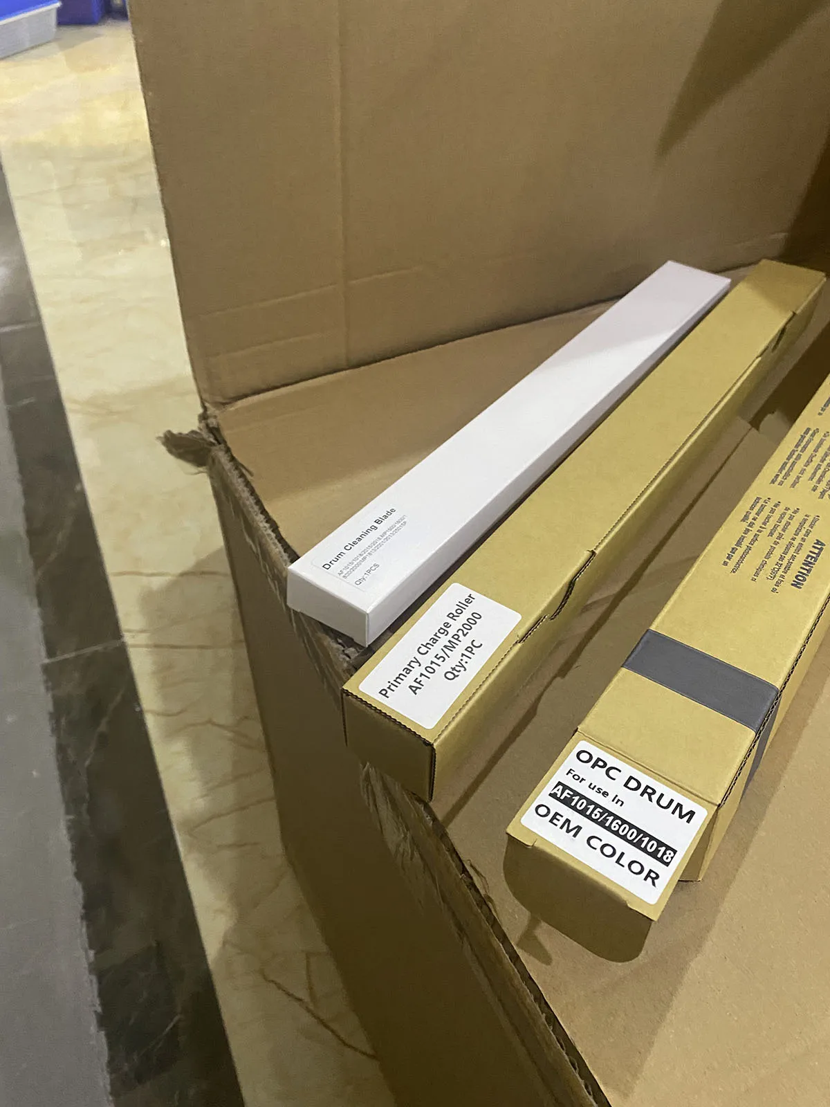 

Drum Rebuild Kit for Ricoh MP2014 MP2014D MP2014AD Cleaning Blade+OPC Drum+Charge Roller