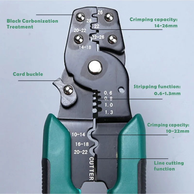 Multifuction Hand Tool Cable Wire Stripper Cutter Crimper Multitool Stripper Cutter Crimper Plier Wire Crimping Tool