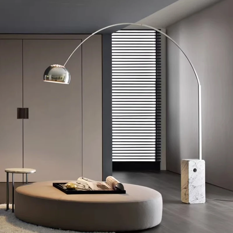 

Напольный светильник для гостиной в стиле мраморной выставочной залы, усовершенствованный параболический дизайн