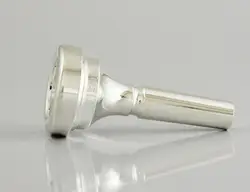 1PCS Euphonium mouthpieces, Flat 4 key tuba on the mouth Silver plating on the tuba mouthpieces