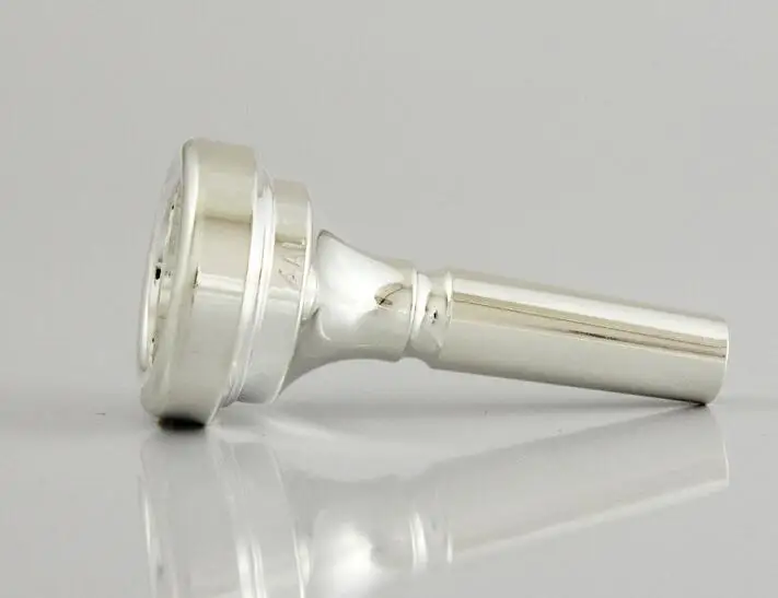 1PCS Euphonium mouthpieces, Flat 4 key tuba on the mouth Silver plating on the tuba mouthpieces