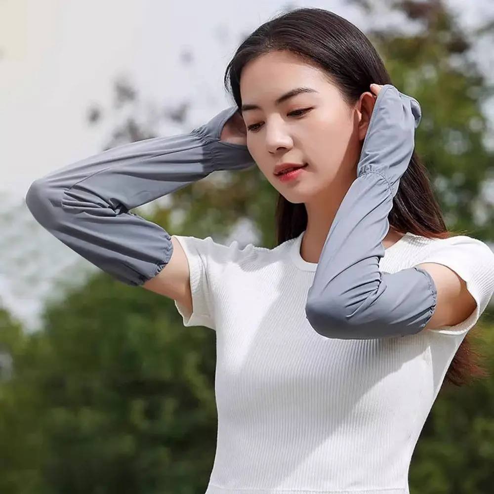 NEW Breathable Cooling Sleeves UV Protection Slim Fit Arm Sleeves Compression Sleeve Outdoor Cycling