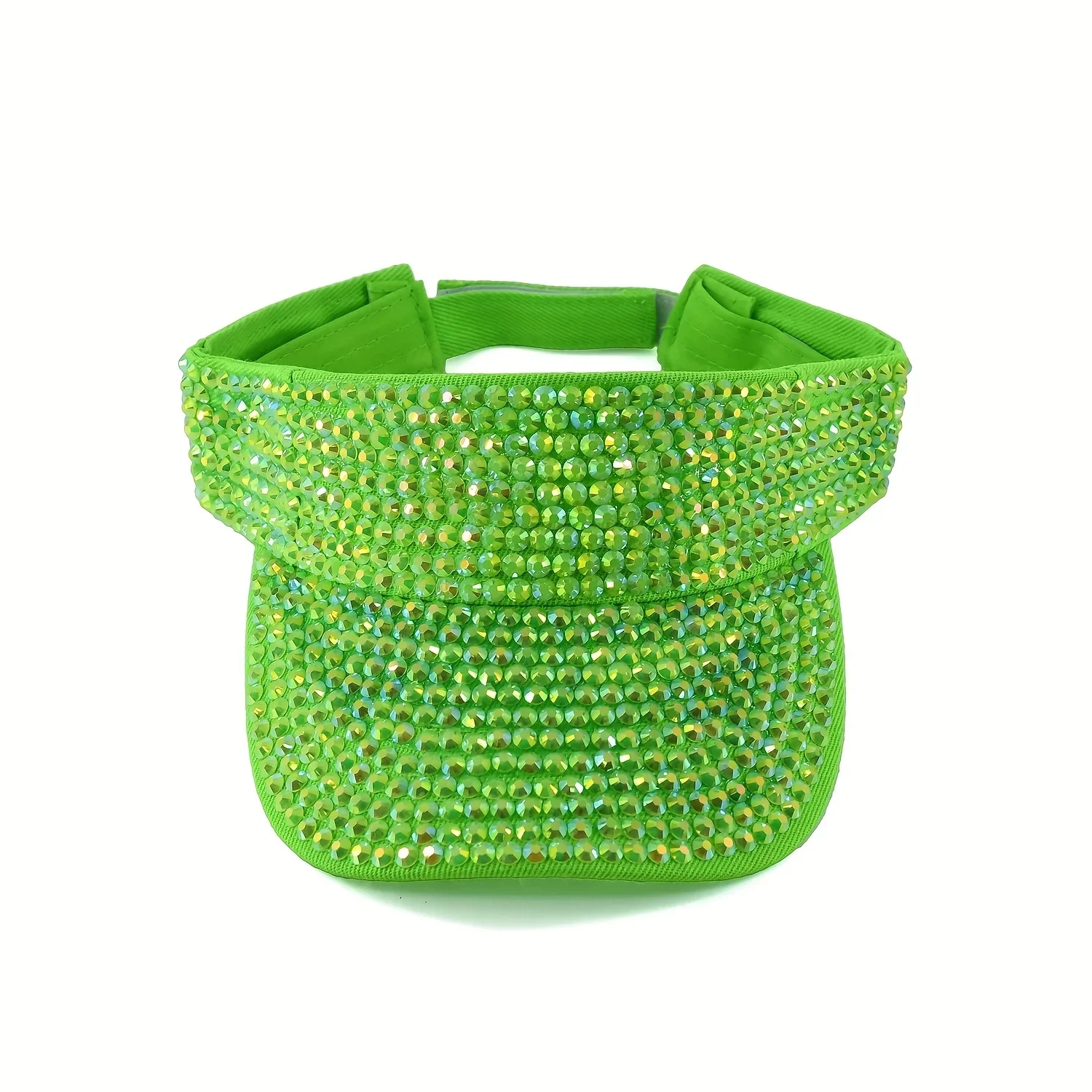 New Women's Shiny Rhinestone Sun Hat Adjustable Acrylic Baseball Cap suitable for outdoor activities holiday parties casual wear
