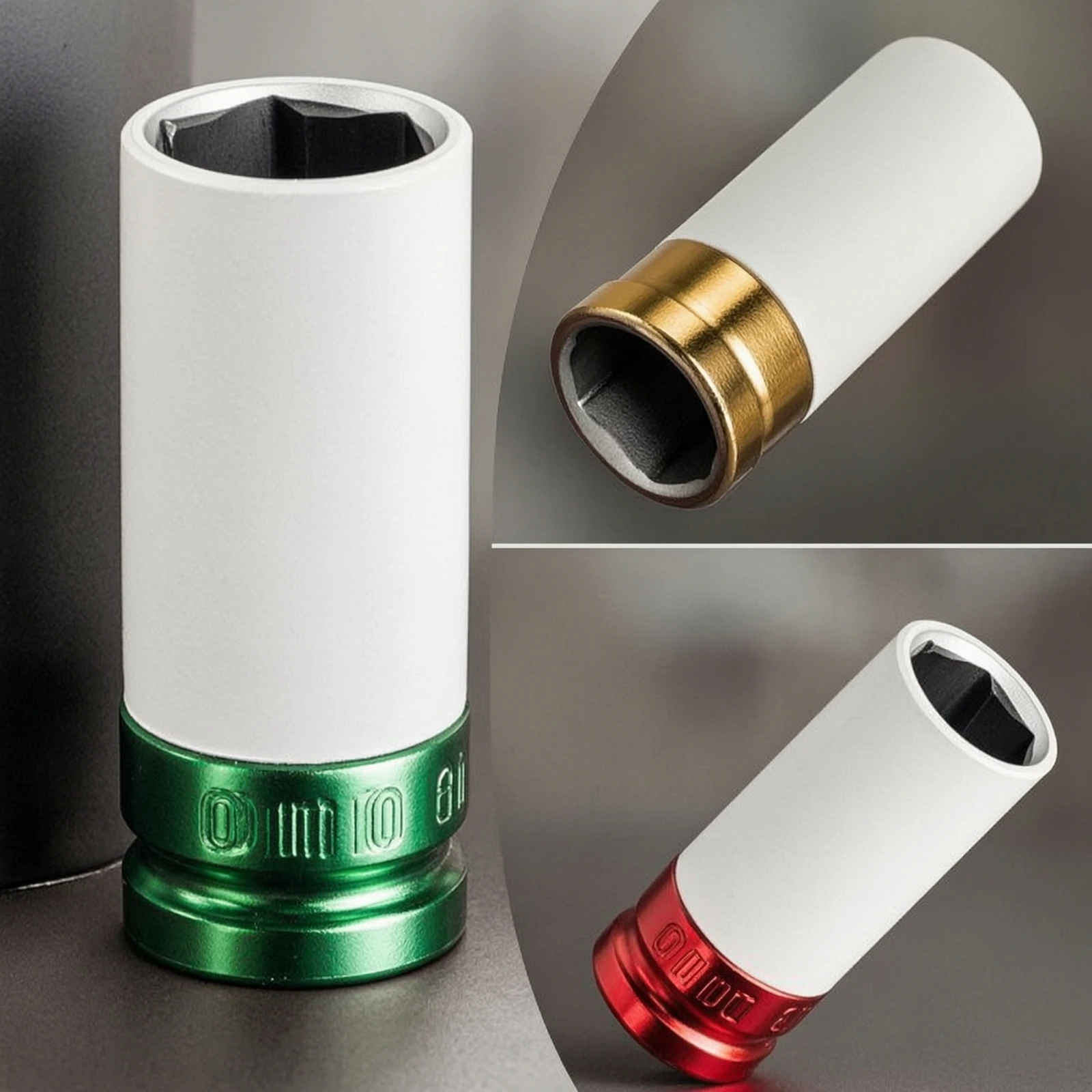 Workshop Impact Socket Protector Tool Accessory 1/2 Inch Pneumatic Sleeve for Fastener Security