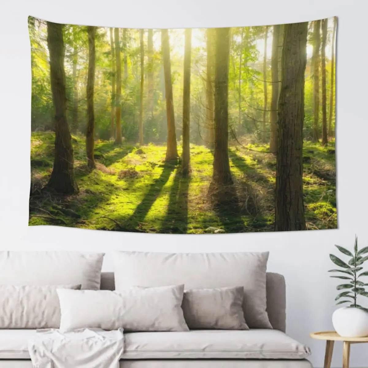 

SUNSHINE IN THE FOREST Tapestry Room Aesthetic Decor Cute Room Things Decorative Wall Home Decorations Aesthetic Tapestry