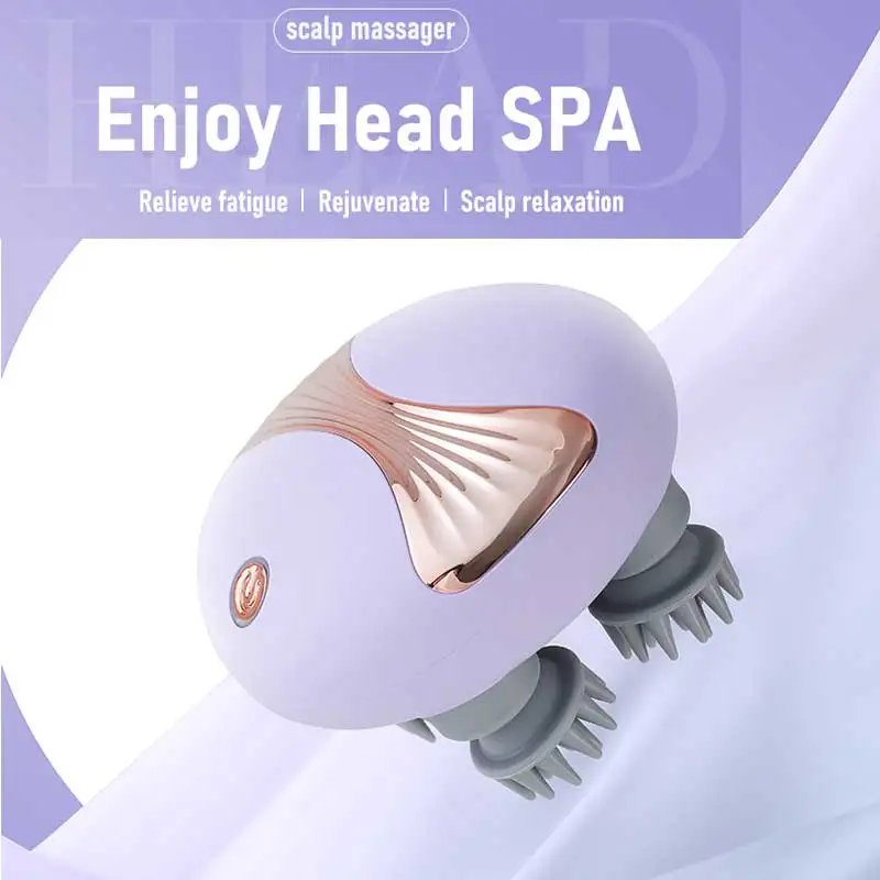 JianYouCare Multi Claw Head Massager Electonic shoulder Leg Arm neck Deep Scalp Relaxation Kneading Vibrator Device Best Gifts