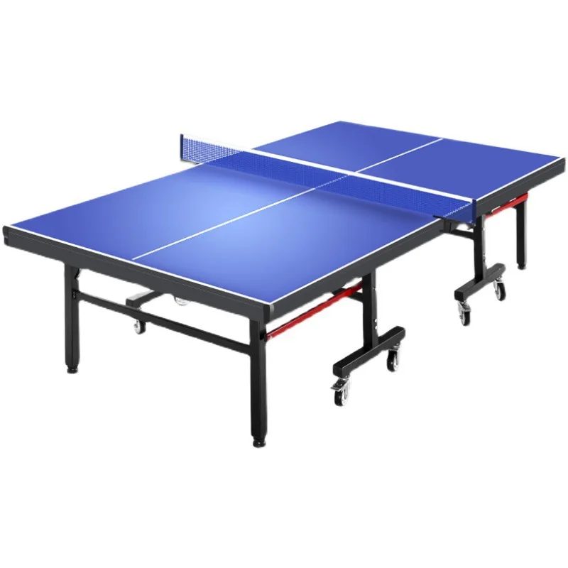 Standard Size Foldable Movable Wheeled Indoor and Outdoor Single and Double Table Tennis Table Ping Pong Table