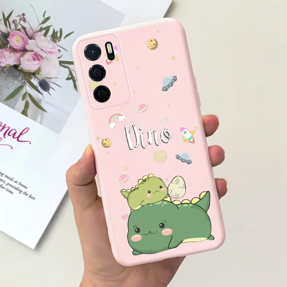 For OPPO A16S Case A16 CPH2269 Phone Cover Popular Flower Soft Silicone Bumper For OPPOA16S CPH2271 OPPOA54S CPH2273 A 54S Pouch