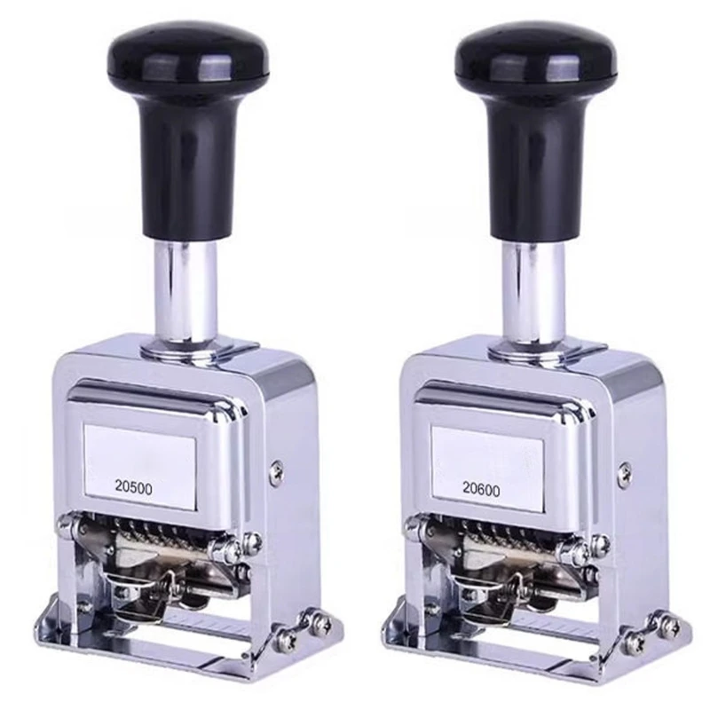 R6FF Office Numbering Machine with Manual Press Handle for Paperwork