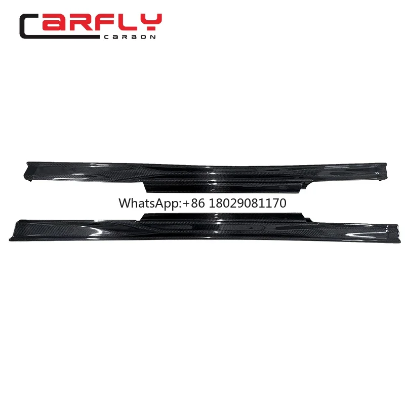 New style carbon fiber top secret side skirts for NISSAN GTR R35 bodykit 2008-2020