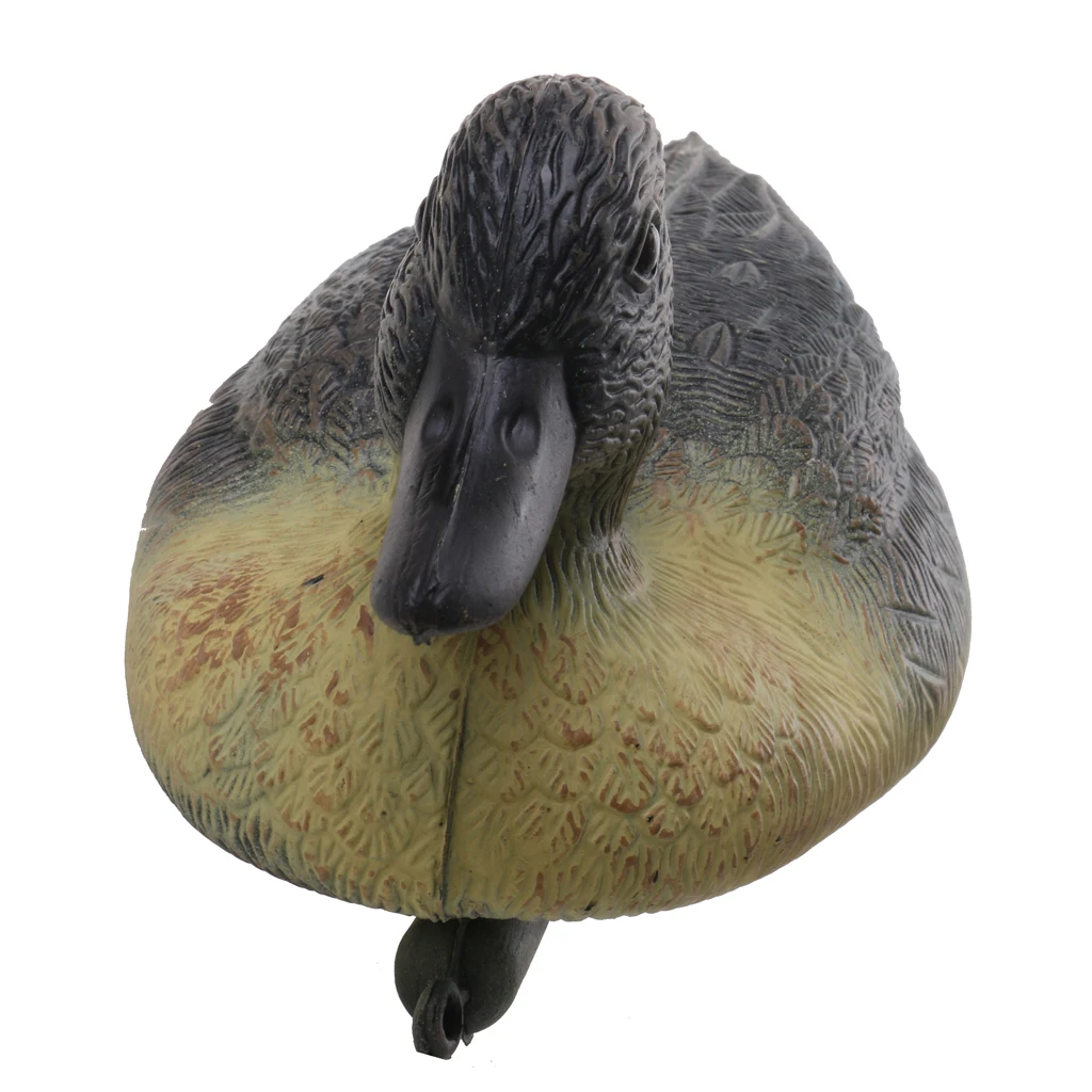 PE Lifelike Floating Hunting Shooting Artificial Male/Drake Duck Decoy Garden Figurine Decoration