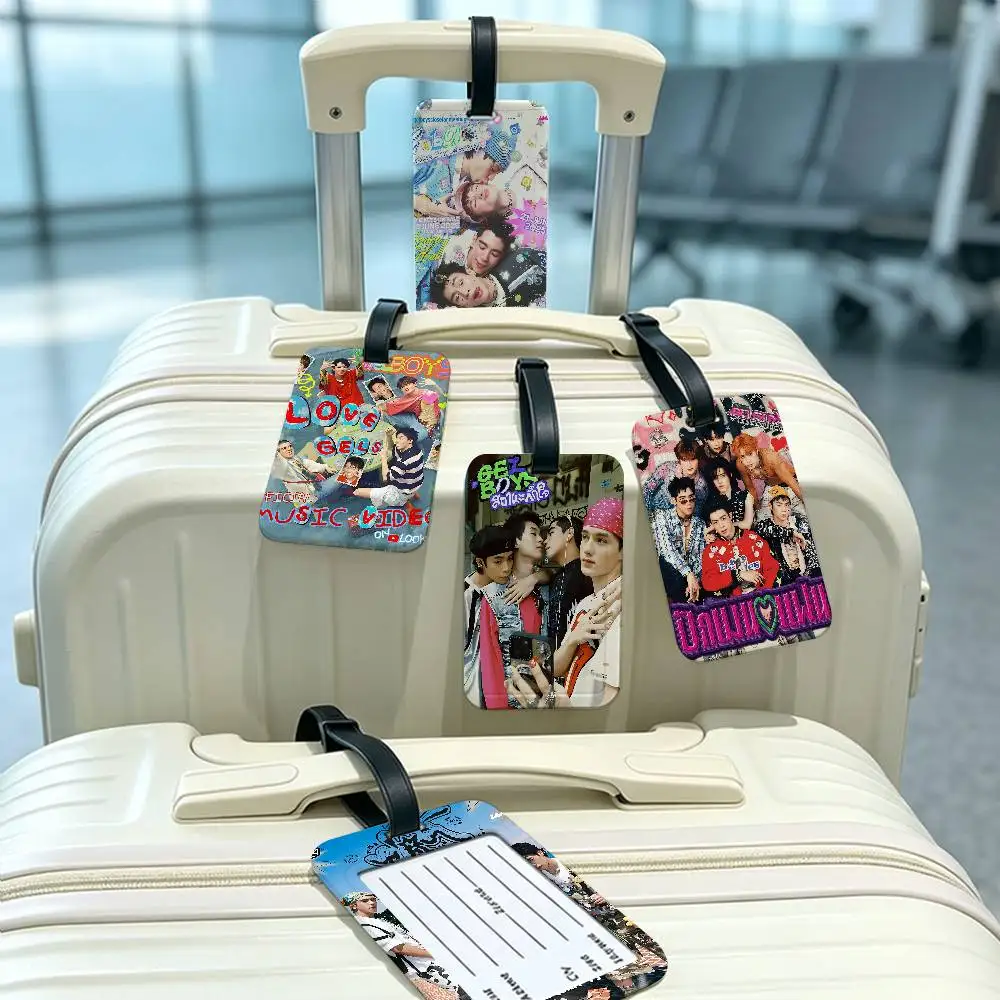 BL series G-GELBOYS PVC Baggage Identification Tag Anti lost Information Card Holder Travel Suitcase Name Tag