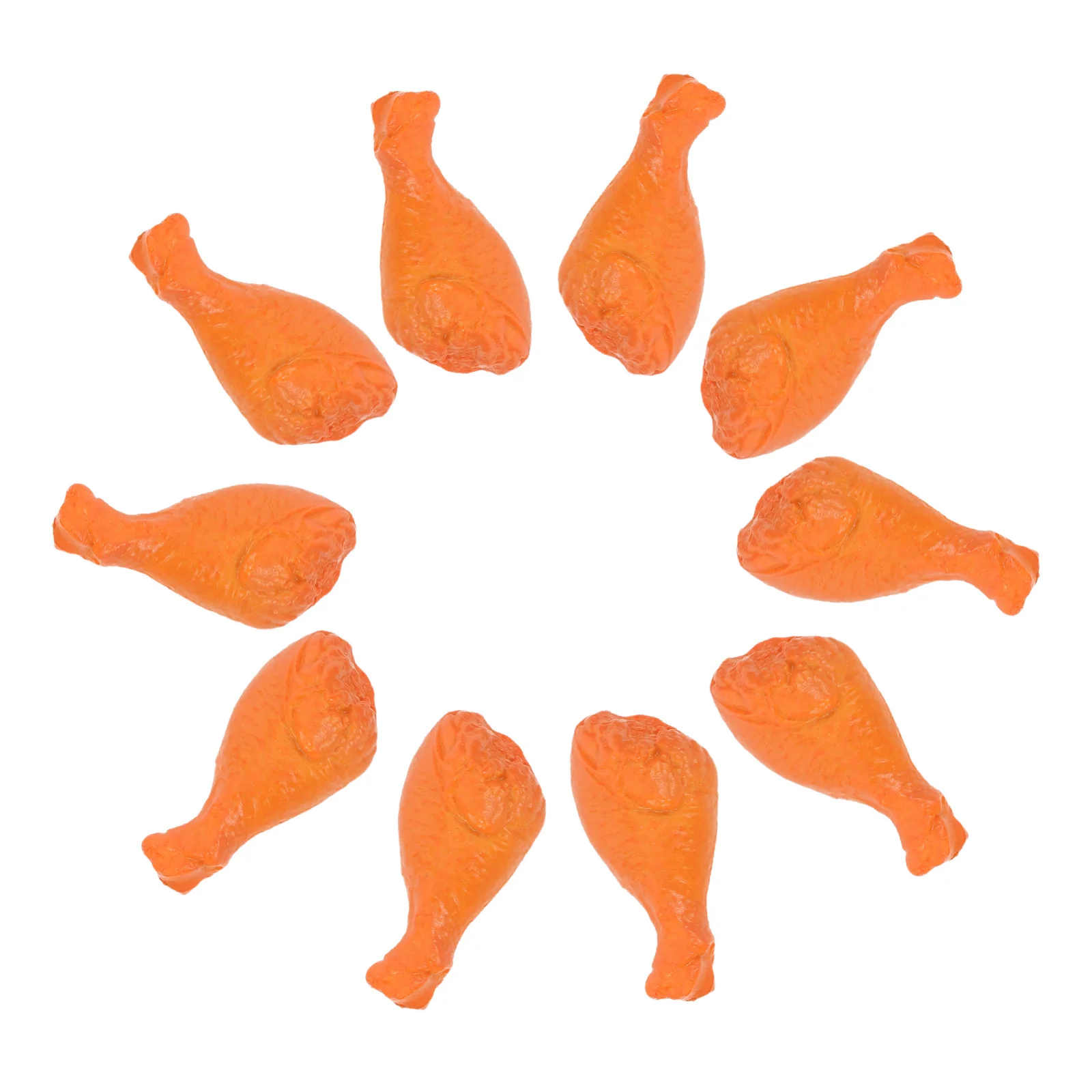 40 قطعة محاكاة ساق الدجاج المزيفة الواقعية مصغرة الأحمر المطهو ببطء الدجاج الطبل المطبخ الصغير اللعب الدعائم لبيت الدمى