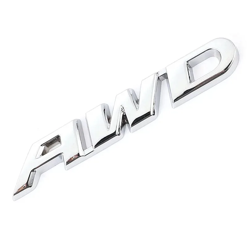 3D Metal AWD Logo Emblem Sticker 4WD Badge Decal Letter For VW Toyota Honda Ford BENZ Audi BMW Buick Opel GMC Mazda SUV Off Road