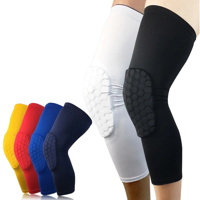 

Basketball Volleyball Weightlifting Sport Safety Knee Pads Compression Leg Sleeve Honeycomb Pad Knee Sleeves