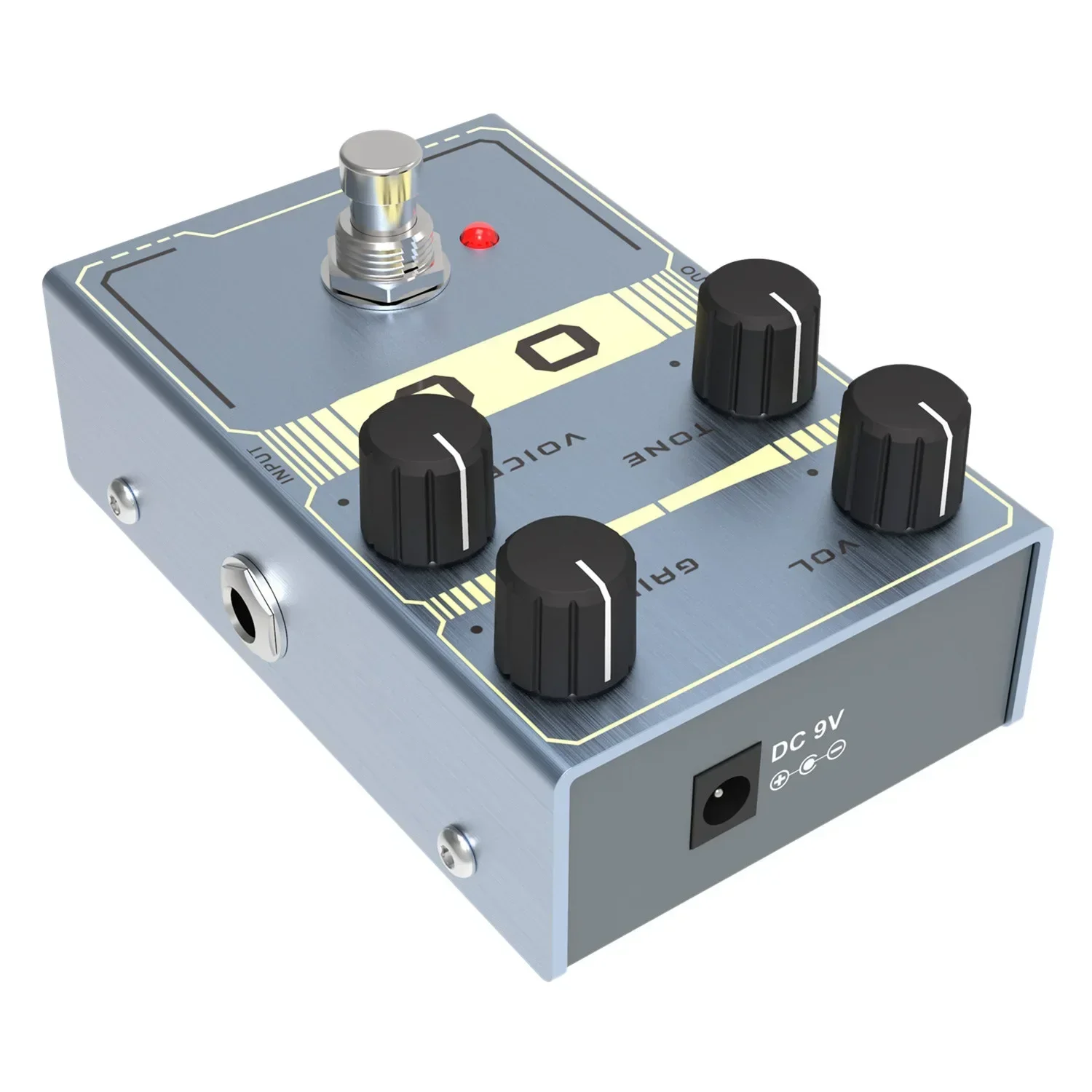 Electric guitar effector drive pedal effector analog distortion overload reverb multiple functions guitar single block effector