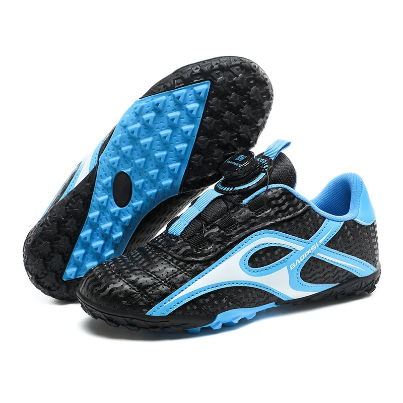 

Kid Size 28-39 Long/Short Spikes Cleats Grass Sneakers Child Soccer Outdoor Athletic Training Sports Football Footwear