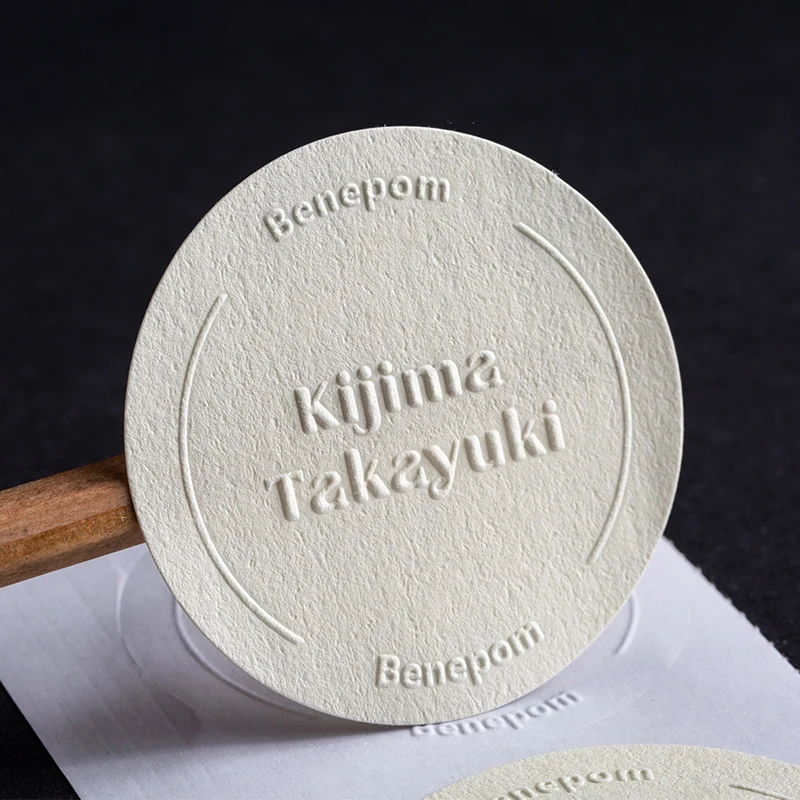 Wedding Birthday Custom Stickers Embossed Logo Special Paper Custom Logo Box Sticker Gift Stickers Design Flower Shop Stickers