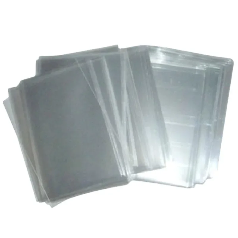 100pcs/set Transparent Game Card Sleeve ID Credit Card Holder Cover Bag Case Business Game Cards Protector Sleeve Organizer