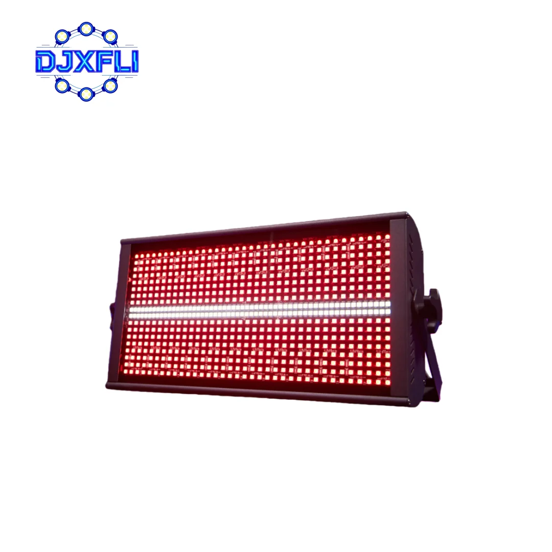 250W RGBW LED 4in1 48 Partition Strobe Stage Light DMX512 Super Bright Wash Effect for Disco KTV DJ Events Performances Lighting