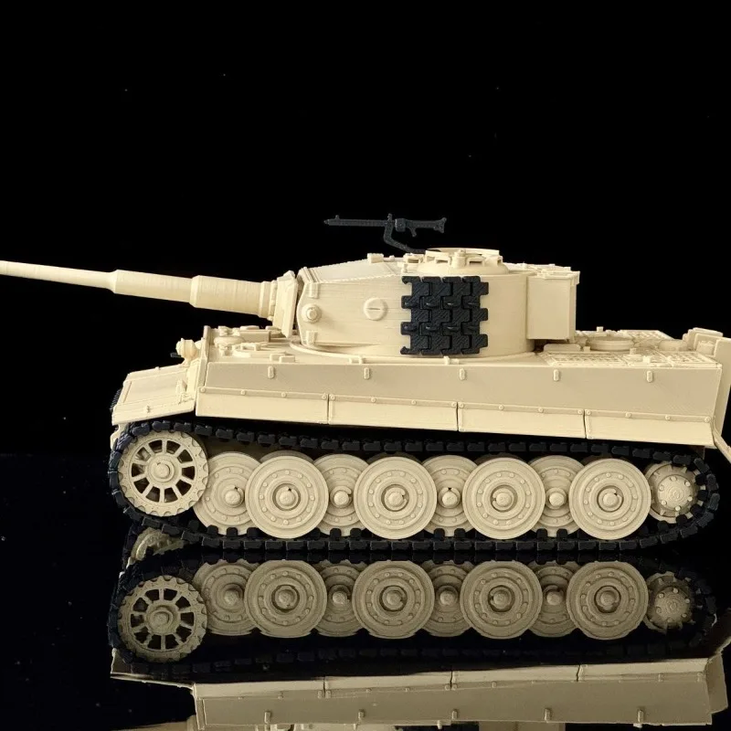War Armor Model WW II Tiger E‑type 3D Printing Assembly Toy DIY Hand‑Assemble Simulation Tank Vehicle Desktop Display Toy Model view 2