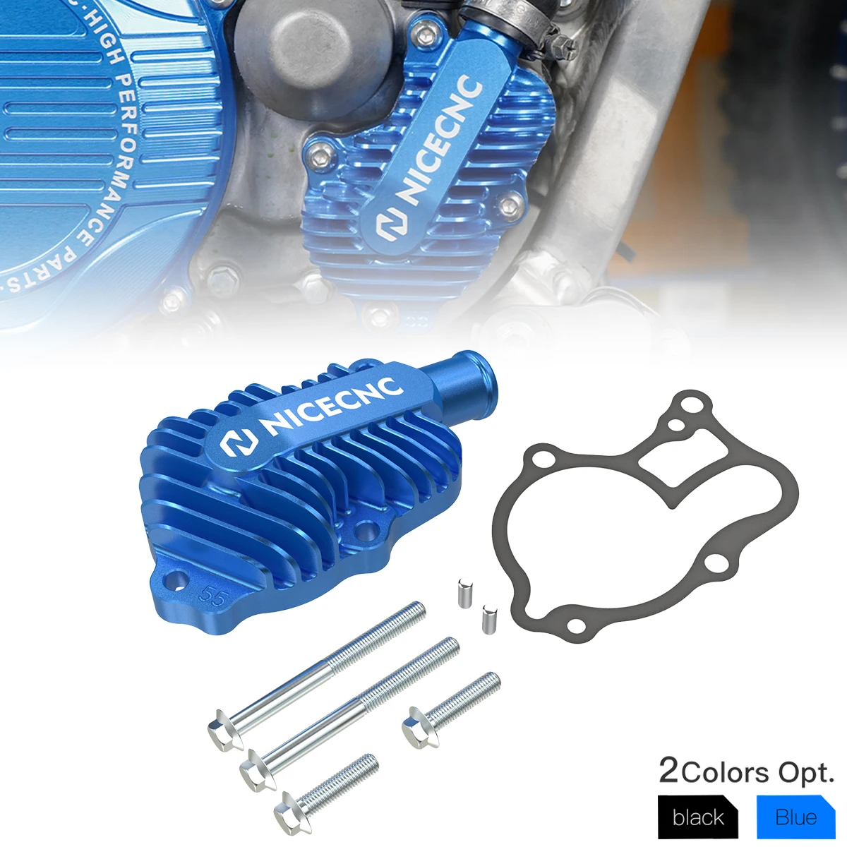 

For Yamaha YZ250 1999-2024 YZ250X 2016-2023 Motorcycle Water Pump Cover Guard Protector Aluminum YZ 250 YZ 250X 2022 2021 2020