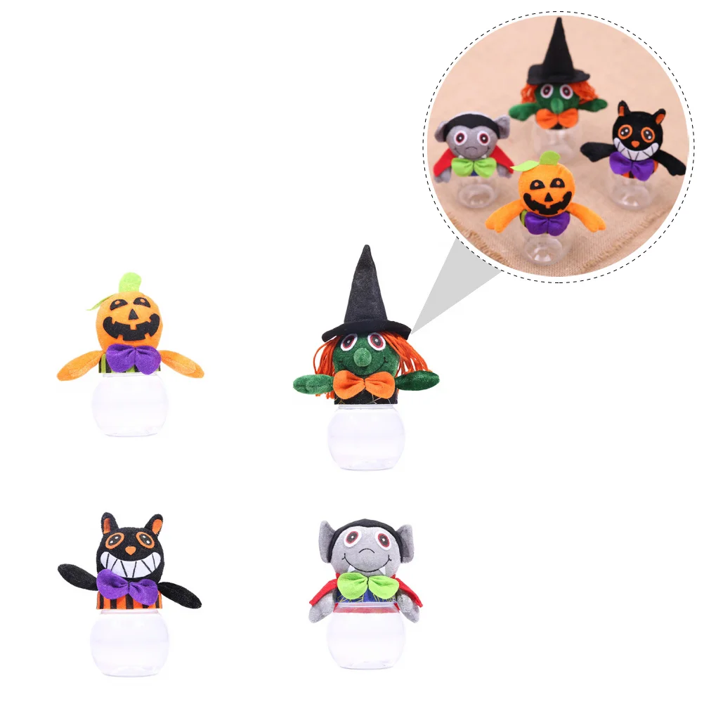 Halloween Candy Jar Sweets Dessert Boxes Decorative Items Pumpkin Supplies Gift