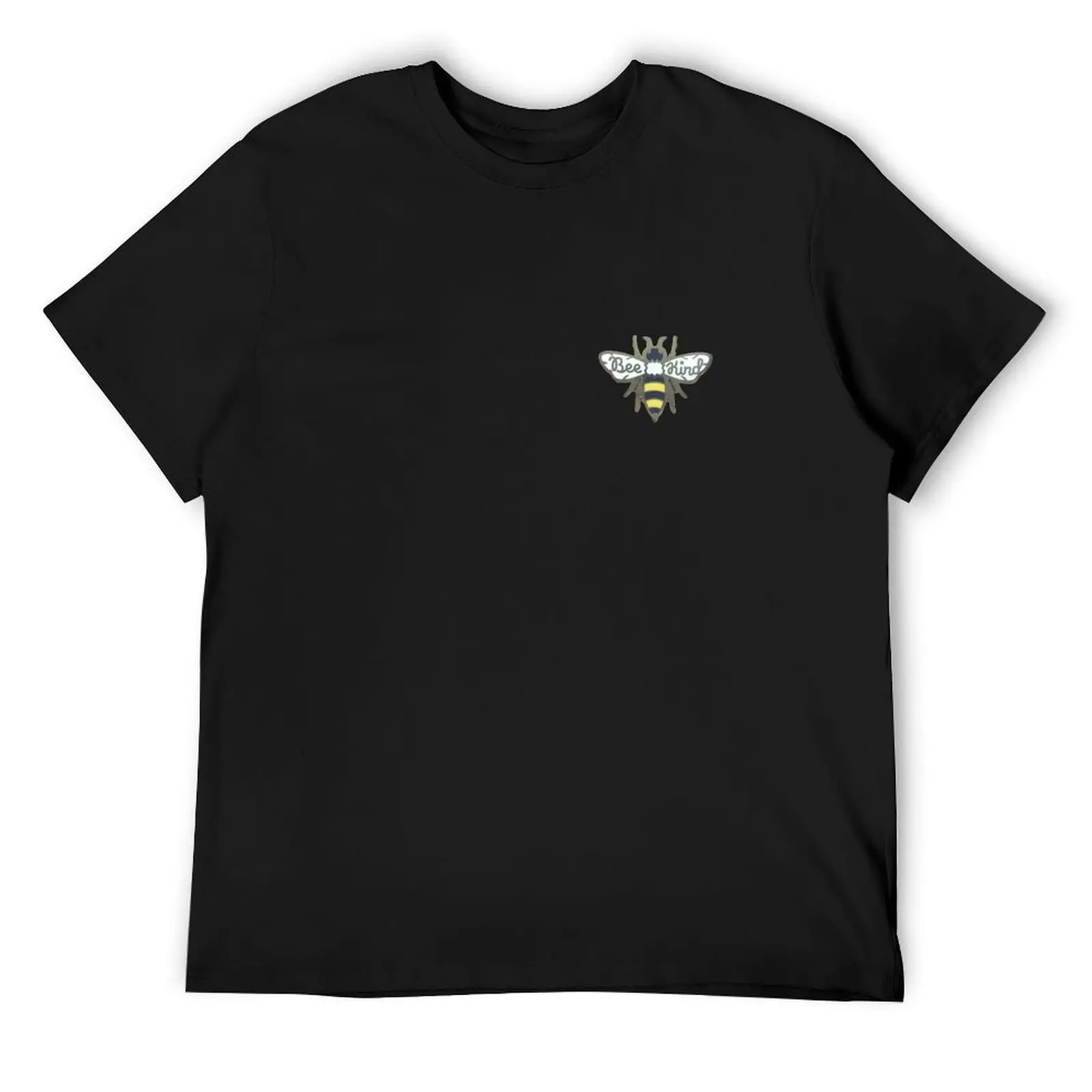 

Bee Kind Print T-Shirt summer 2025 graphics vintage korean fashion oversized t shirts for men