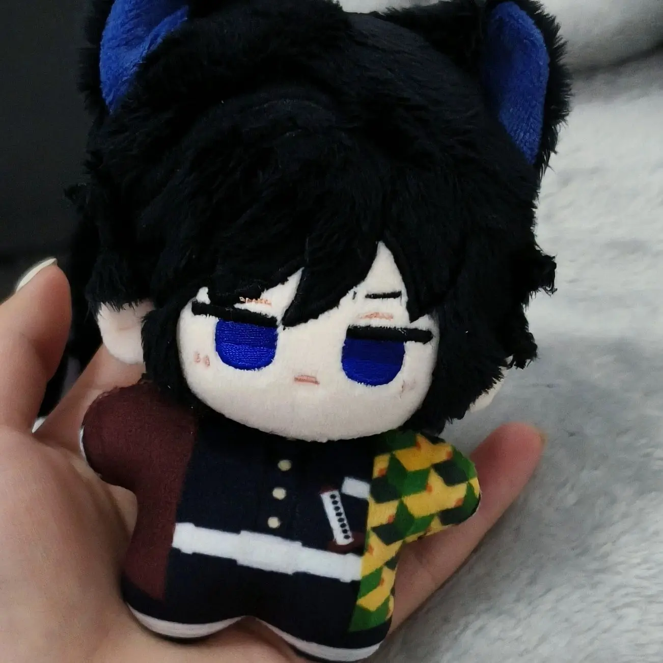 

Demon Slayer Tomioka Giyuu Anime Adorable Plush Cotton Doll Cosplay Plushie Starfish Body Dolls 10CM Pendant Toys Xmas Gift