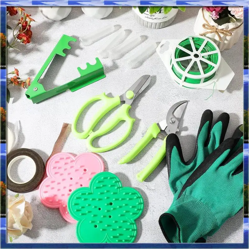 

Полный комплект цветочной композиции LJL с устройством для удаления шипов, секатором, перчатками, проволокой и корсажными штифтами для обрезки деревьев