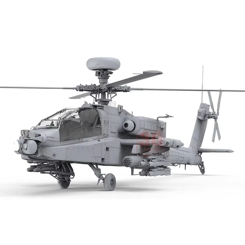 MENG AH-64D Armato Pesante Elicottero Gunships Modello di Montaggio 1/35 QS-004 Assemblare Figura Camera Ornamento Regalo Di Compleanno Per Bambini