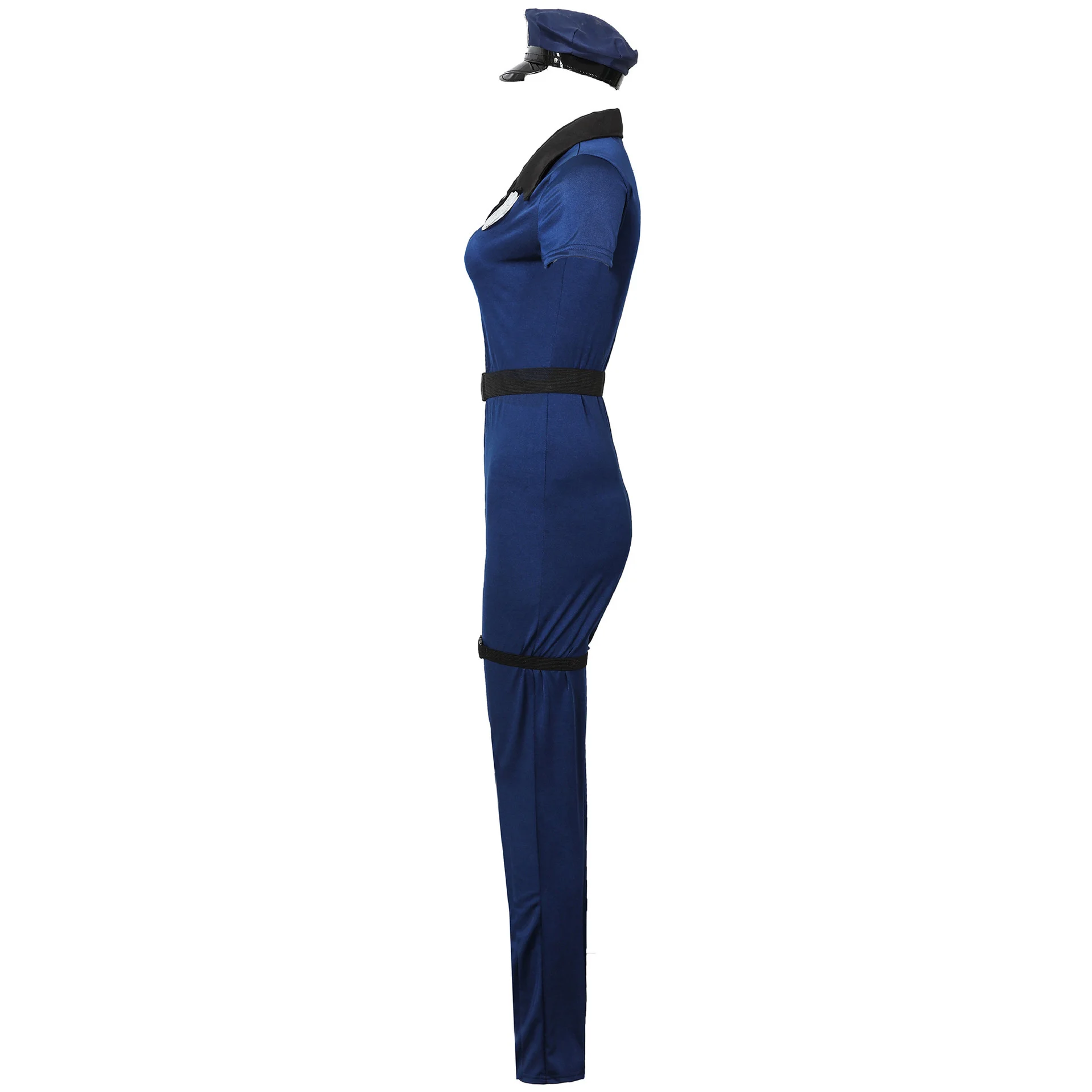 Women Sexy Police Officer Cosplay Costume Women Seduction Jumpsuit Police Dress Carnival Halloween Adult Woman Police Uniform