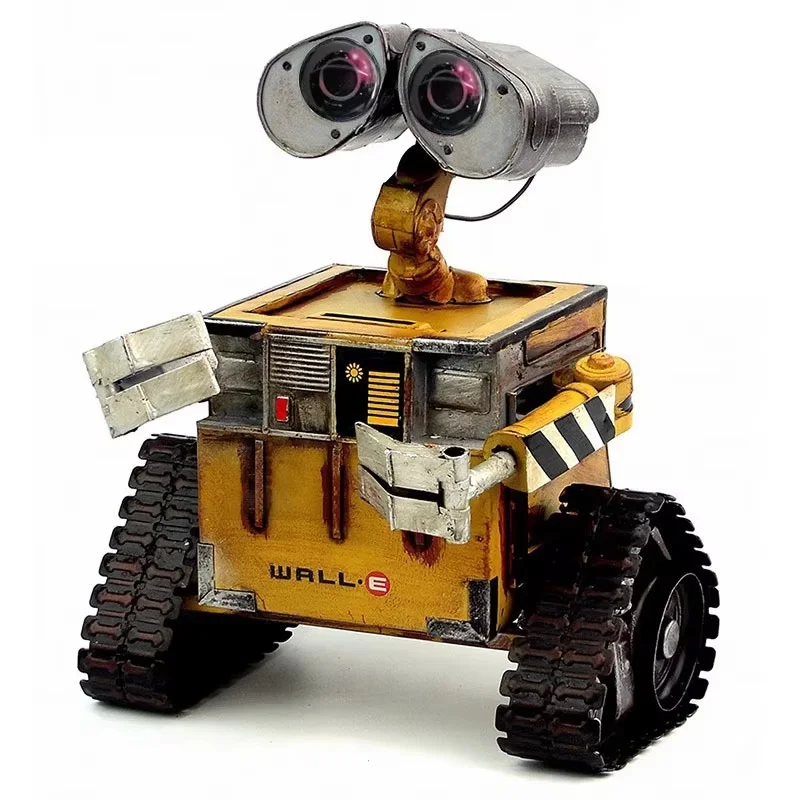 Wall-E Disney  Robot Movie Action Figure Steel Metal Model Robot Kawaii Wall-E Figurine Children Toy For Collection Of Ornaments