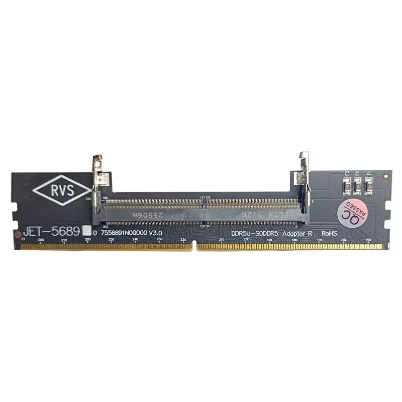 A53M-DDR5 Laptop To Desktop Memory Adapter Card Notebook To PC Computer Memory Extension Adapter With Stable Power Supply
