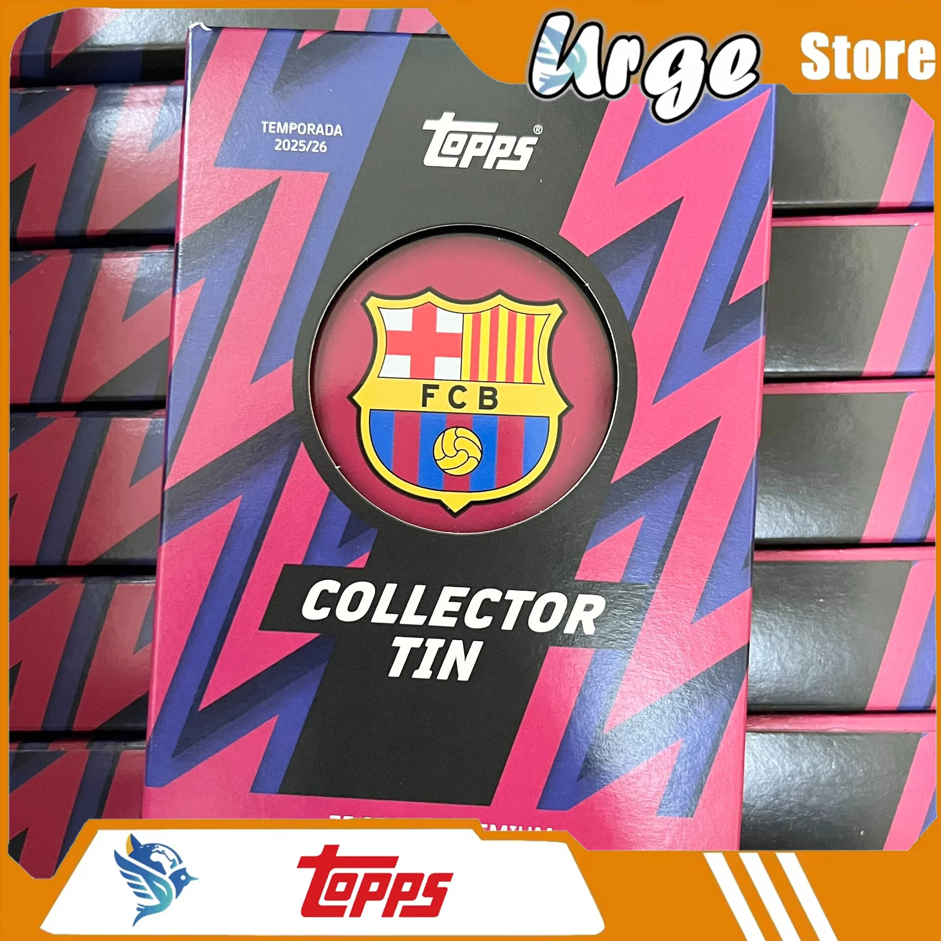 

Topps 2025-26 FC Barcelona Collector Tin Collection Card 35 Premium Football Star Trading Card Per Box Includes Limited Parallel