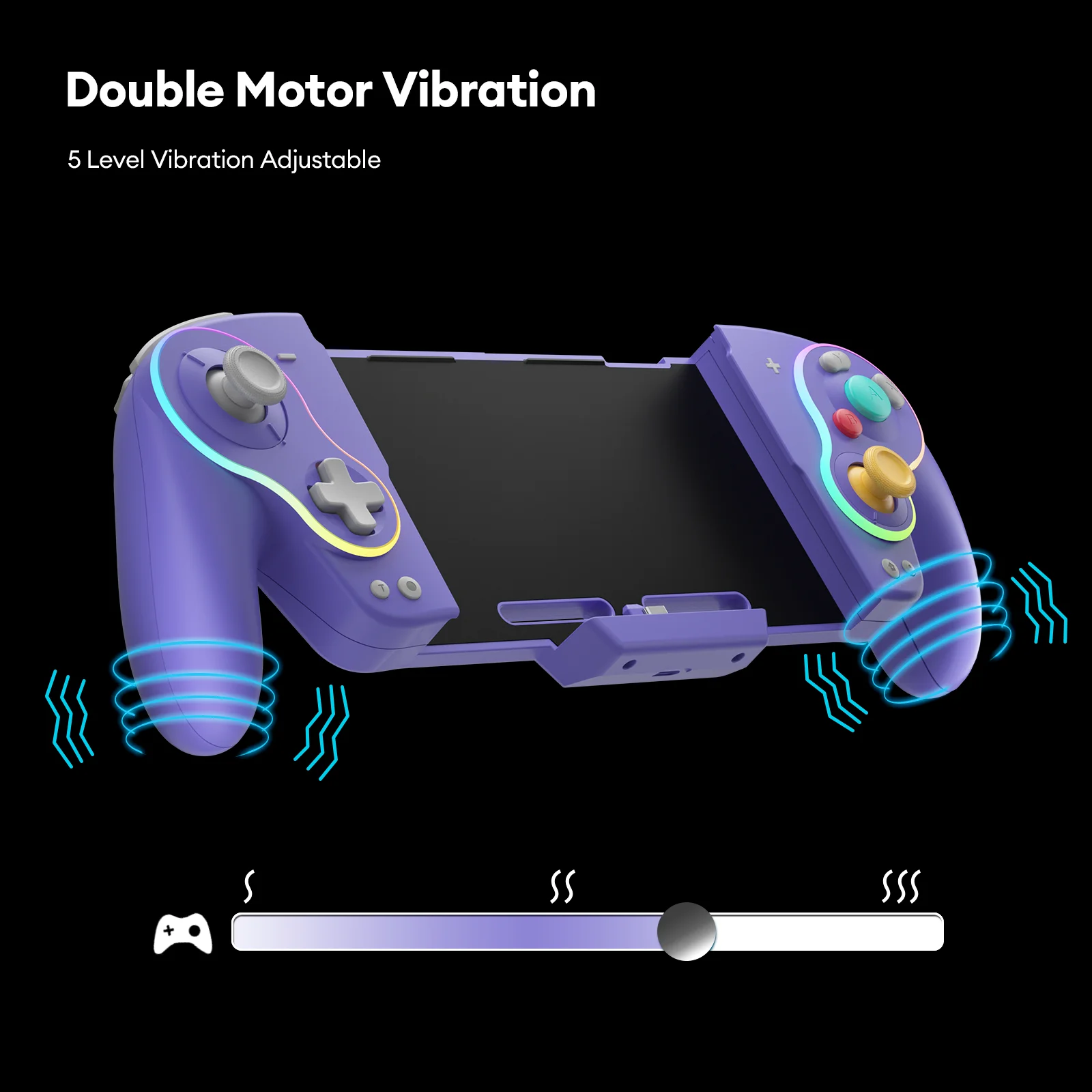 Controlador de juego Original QRD Stellar V3 para Switch/OLED/PC Streaming Gamepads puerto tipo C efecto Hall mango de estiramiento Joystick