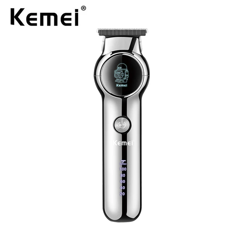 

Kemei Zero Gapped Mens Edgers electric Clippers Pro Cordless Hair Trimmer Grooming Kit Liners rechargeable hair cutting machine