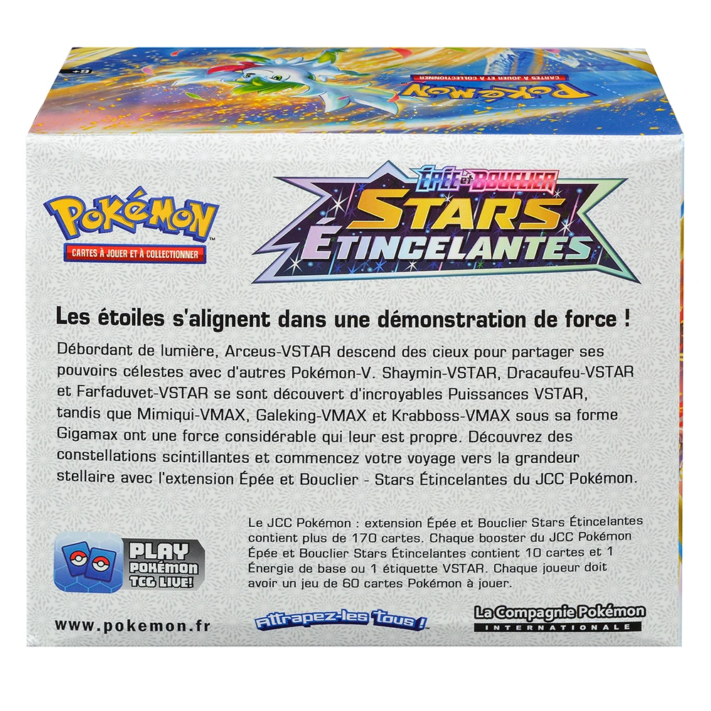 360Pcs French Pokémon TCG: BRILLLANT  Box Pokemon Cards 36 Pack Box