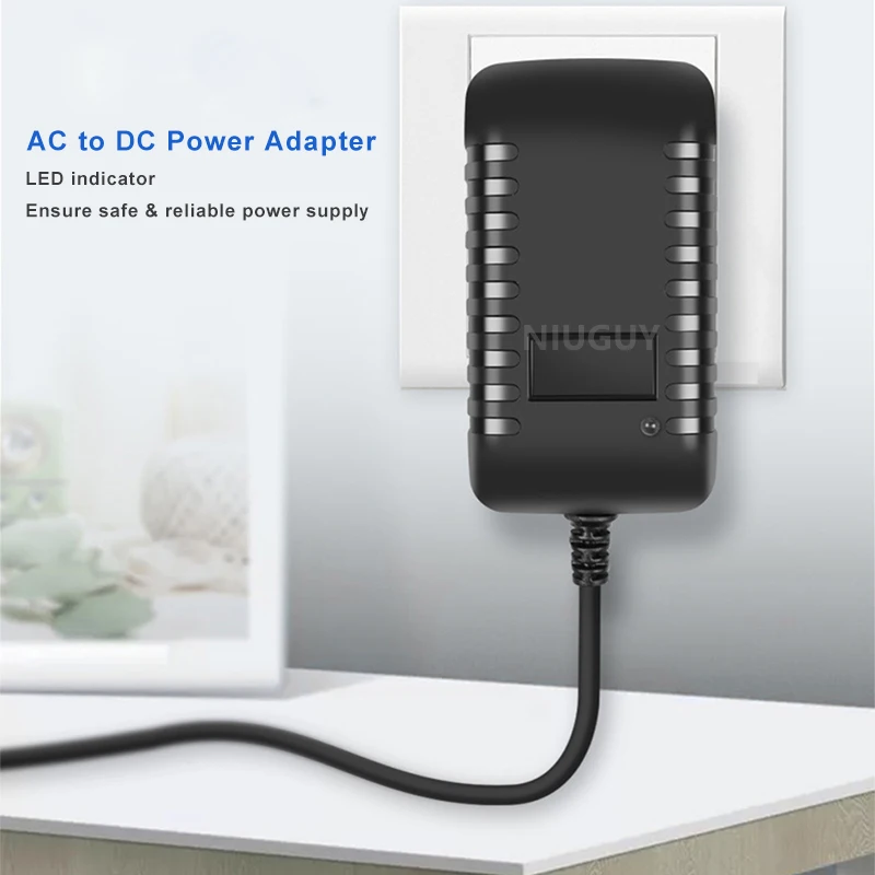 24W Power Adapter EU US AU UK Plug LED Driver AC110V 220V to DC 12V 2A 5.5*2.1mm-2.5mm  For LED Strip Lights Transformer CCTV