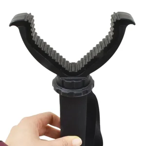 Tactical Gun Rest Rifle Holder, Heavy Duty, V Yoke, Rack Shot, Upper Assembly, 1.4 Thread Annex for Hunting, Tripod, Bip, Monupe Main Bipode Sales for Rifle - №6