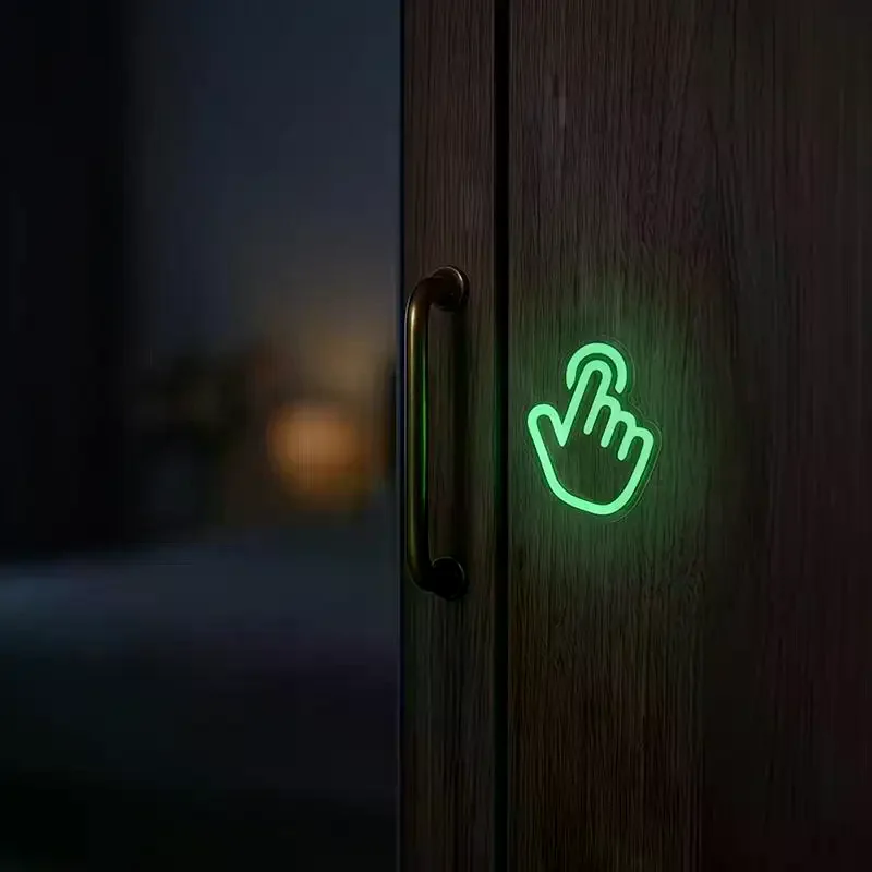 3/20pcs Indicator Button Luminous Stickers Suitable For Switch, Stairs, Motorcycle, Glow-in-the-Dark Wall Decals, Home Decor,
