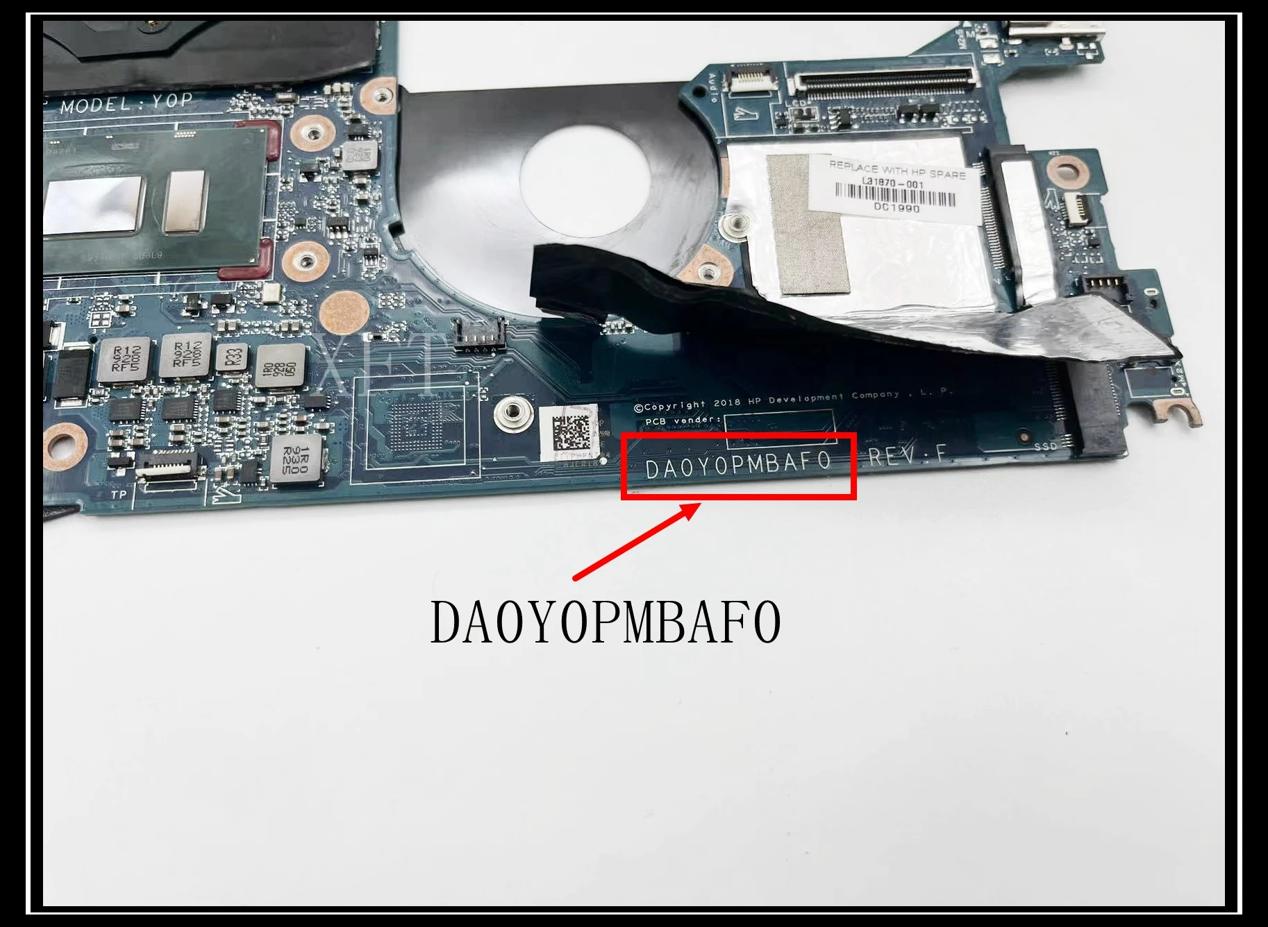 For HP EliteBook X360 1030 G3 Laptop Motherboard DA0Y0PMBAF0 DA0Y0PMBAE0 With I5 I7 8TH GEN CPU 8G 16G RAM 100% Test Work