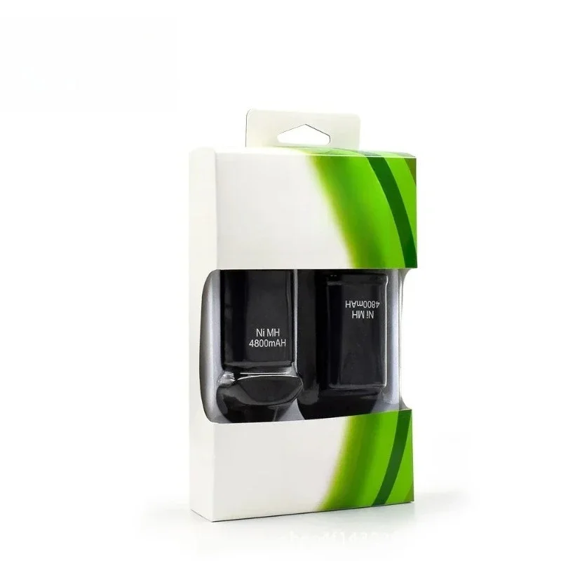 

2Pcs 4800mAh Rechargeable Battery with 1 Charging Cable for Xbox 360 Gamepad Batteries Wireless Controller Battery