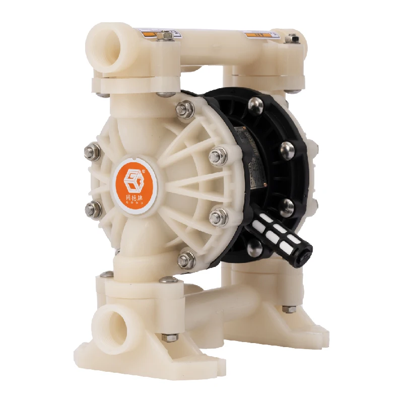 GODO QBY3-25F Pvdf Pneumatic Double Diaphragm Pump Small Diaphragm Pumps Hydrochloric Acid Pump to Transfer Acid and Alkali