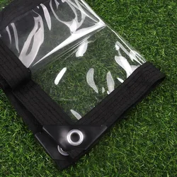 0.35MM 0.6m Wide Transparent PVC Tarpaulin Garden Shelters Waterproof Tent Outdoor Waterproof Awning  Outdoor Umbrella Tent