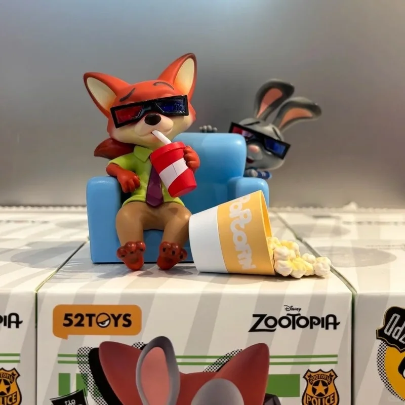 

Toptoy Crazy Zootopia Perfect Partner Blind Box Nick Judy Came Over To Hug The Doll Ornament Desktop Ornament Movie Toys Gifts