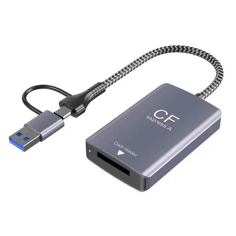 For CFexpress Type A &SD Card Reader USB3.2 10Gbps Type C SD Card Reader Memory Card Adapter Reading for Android/Windows/Mac