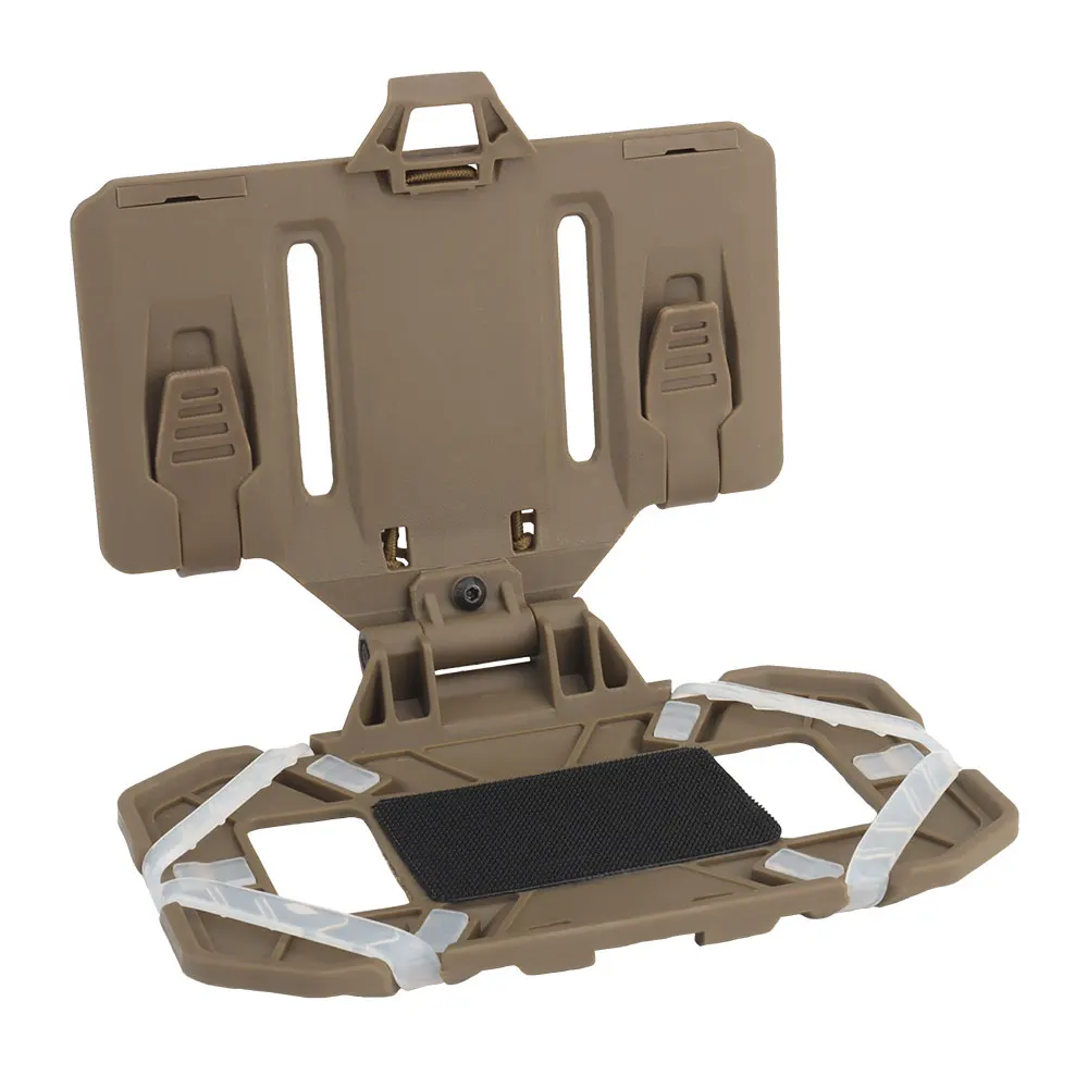 Molle Mobile Phone Carrier, Quick Access Folding Holder, Tactical Vest Chest Bracket, Airsoft Guard Carrier